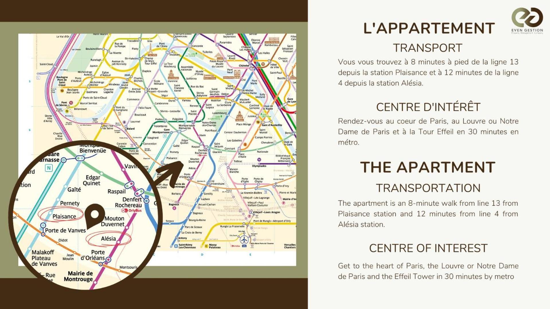 Apartment 1 Bedroom # Paris 14 # Alesia 外观 照片
